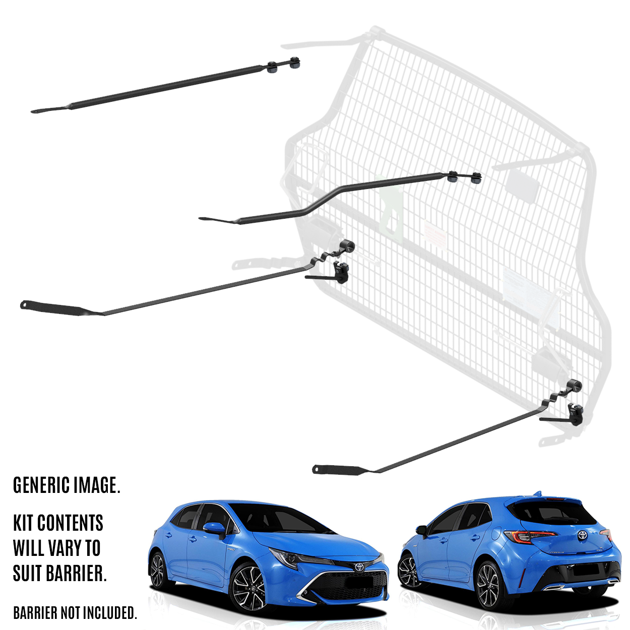 Cargo Barrier Front Position Kit Suits Toyota Corolla 2018 - On